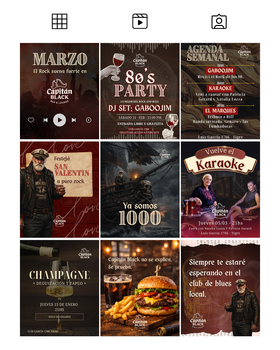 Feed de Capitán Black